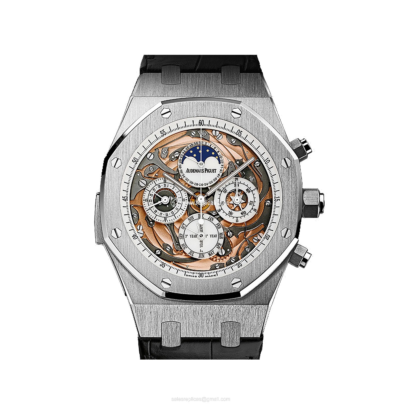 Audemars Piguet Royal Oak 26065ST.OO.D002CR.01 Automatic Mens 18K White Gold Black