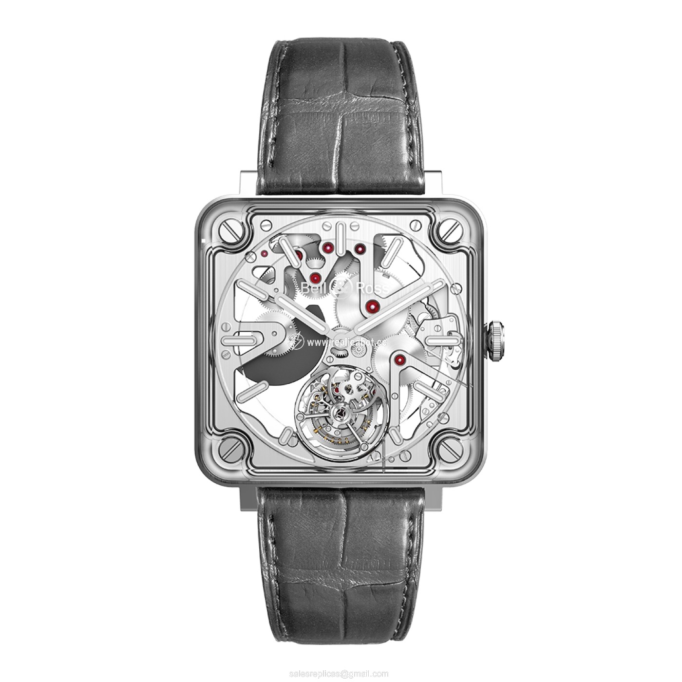 Bell & Ross BR-X2 BRX2-MRTB-SK-ST Automatic Mechanical Mens Steel Grey
