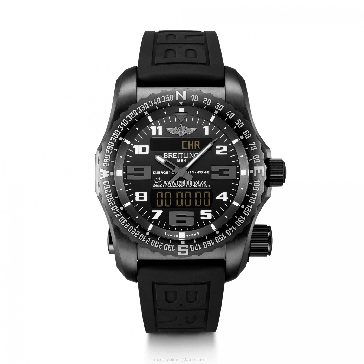 Breitling Professional V7632522/BC46/156S/V20DSA.4 Quartz Movement Mens Black Titianuim Black
