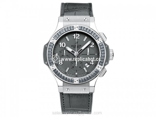 Hublot Big Bang 41mm 342.ST.5010.LR.1912 Mechanical with automatic winding Mens Stainless steel Grey Band
