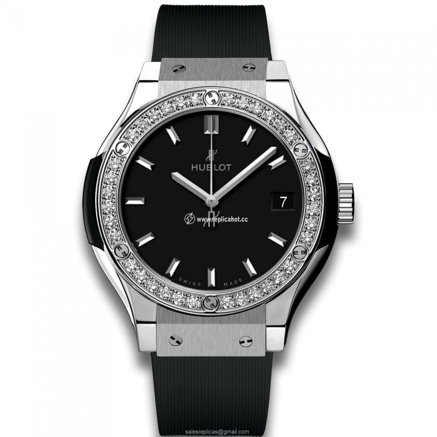 Hublot Classic Fusion 565.NX.1470.LR.1204 Mechanical with automatic winding Ladies Titanium Black