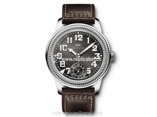 IWC Pilots IW325404 Mechanical with manual winding Mens White Gold Brown