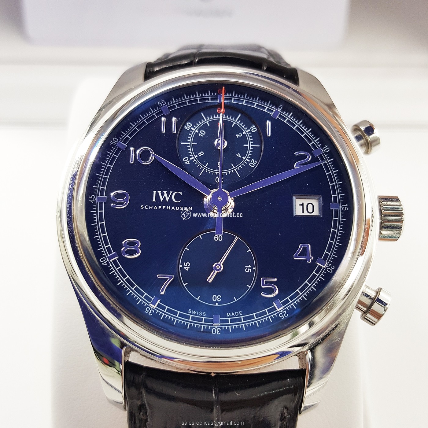IWC Portugieser IW390406 Automatic Mens Stainless Steel Black