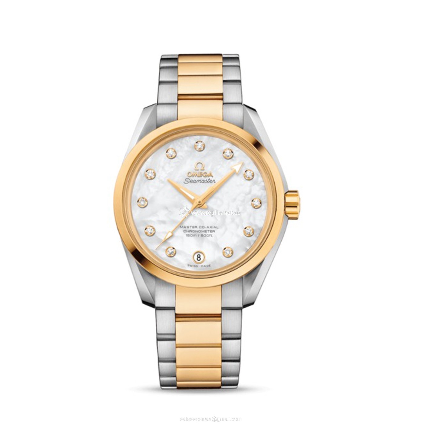 Omega Seamaster 231.20.39.21.55.004 Automatic with Mechanical Winding Ladies SS/18KYG