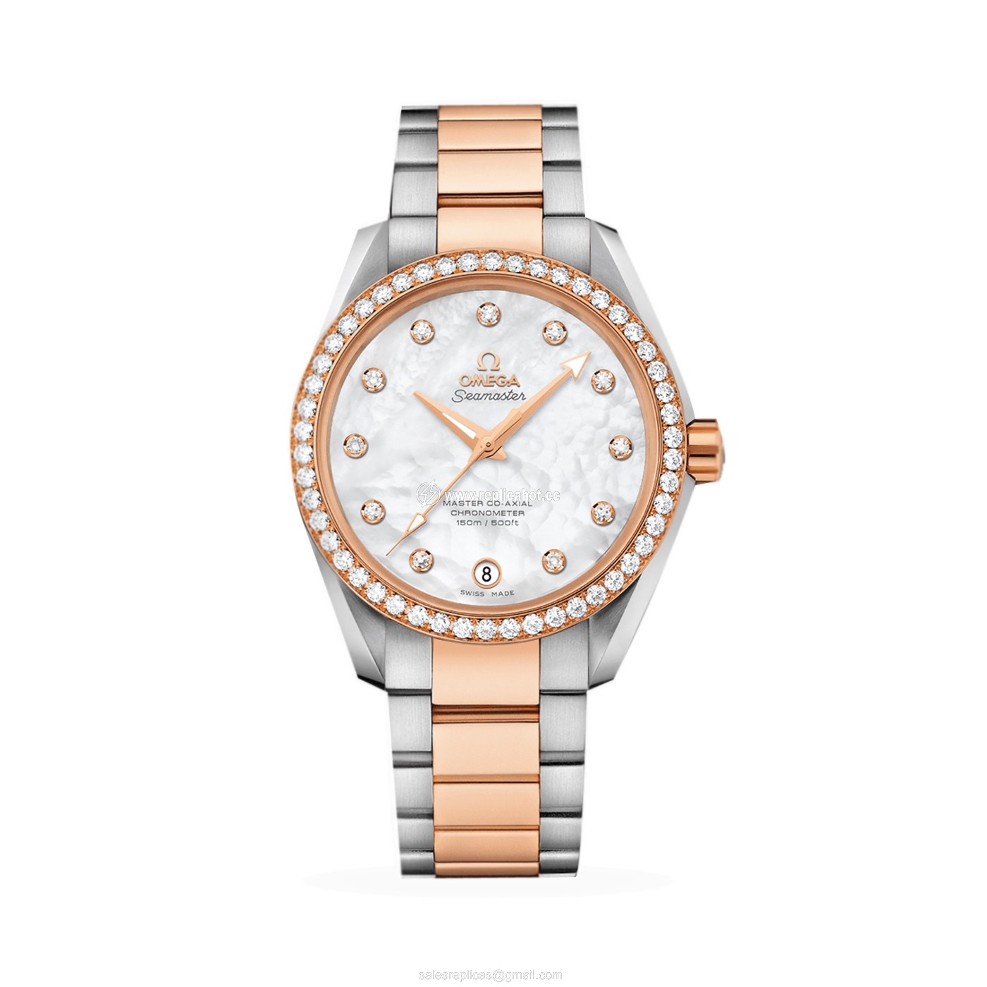 Omega Seamaster 231.25.39.21.55.001 Automatic with Mechanical Winding Ladies SS/18KRG