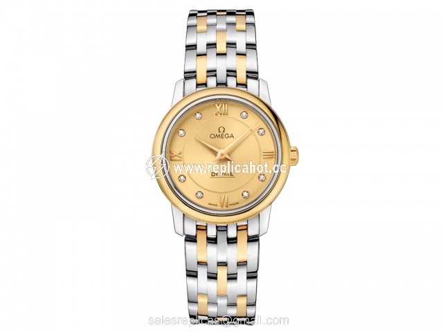 Omega De Ville 424.20.27.60.58.001 Quartz Movement Womens SS/18KYG