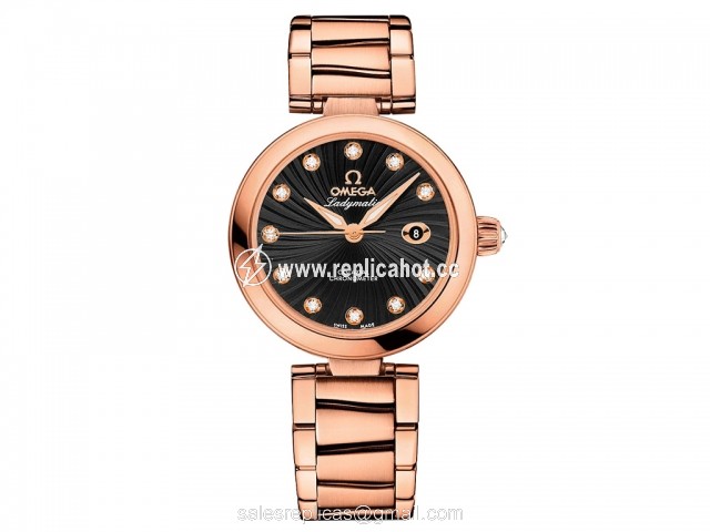 Omega De Ville 425.60.34.20.51.001 Automatic Self Wind Ladies 18k Rose Gold